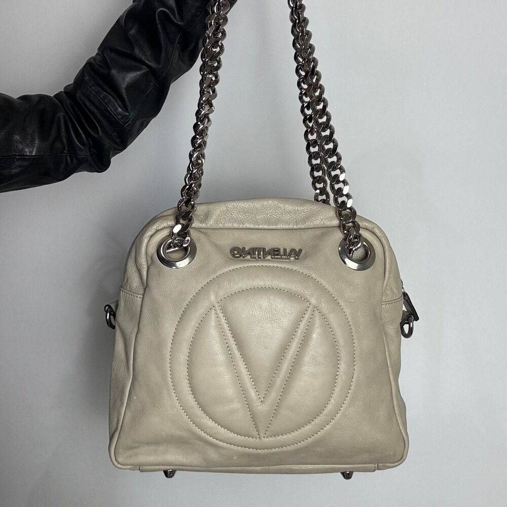 Valentino Women's Cream and White Bag